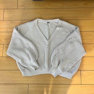 Free People Cropped Sweater M